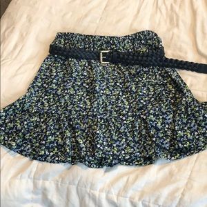 Michael Kors floral skirt - belt included